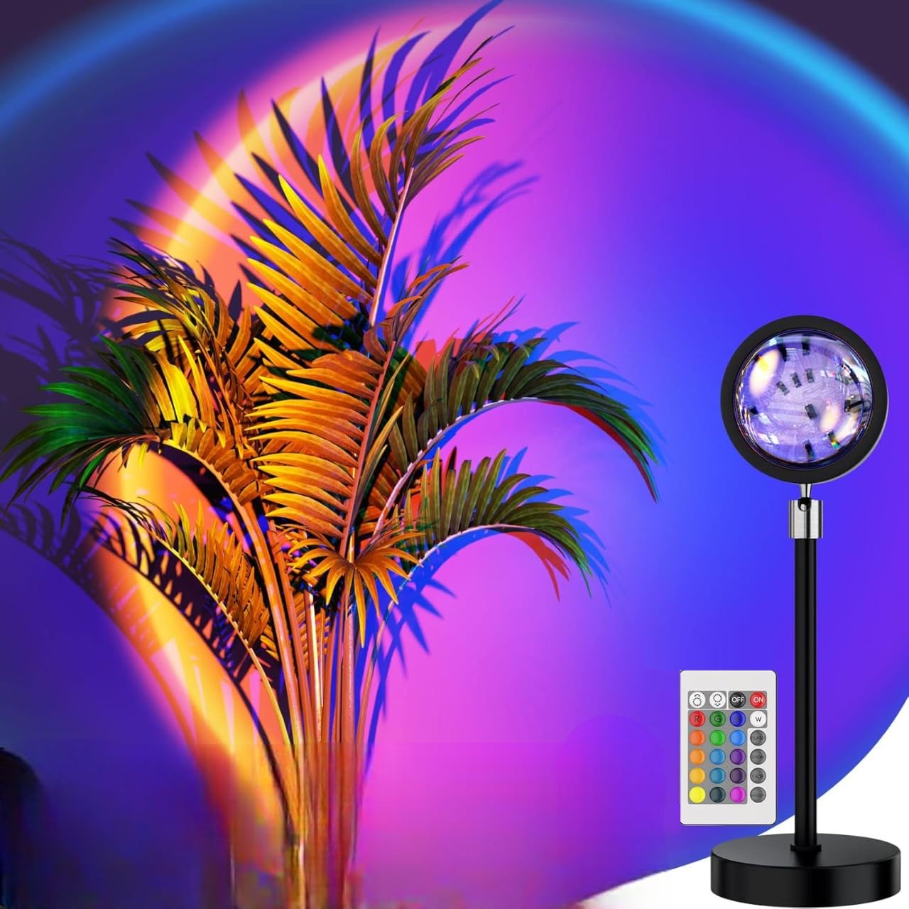 Desidiya 16-Color LED Sunset Lamp