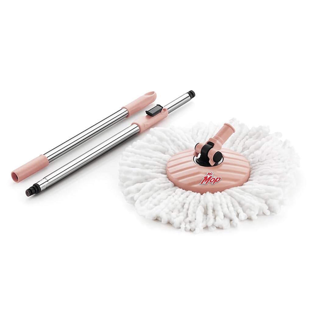 Mr.Mop 360ยฐ Spin Mop with Microfiber Refill