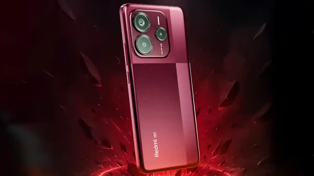 Redmi Note 14 SE 5G in Crimson Art color
